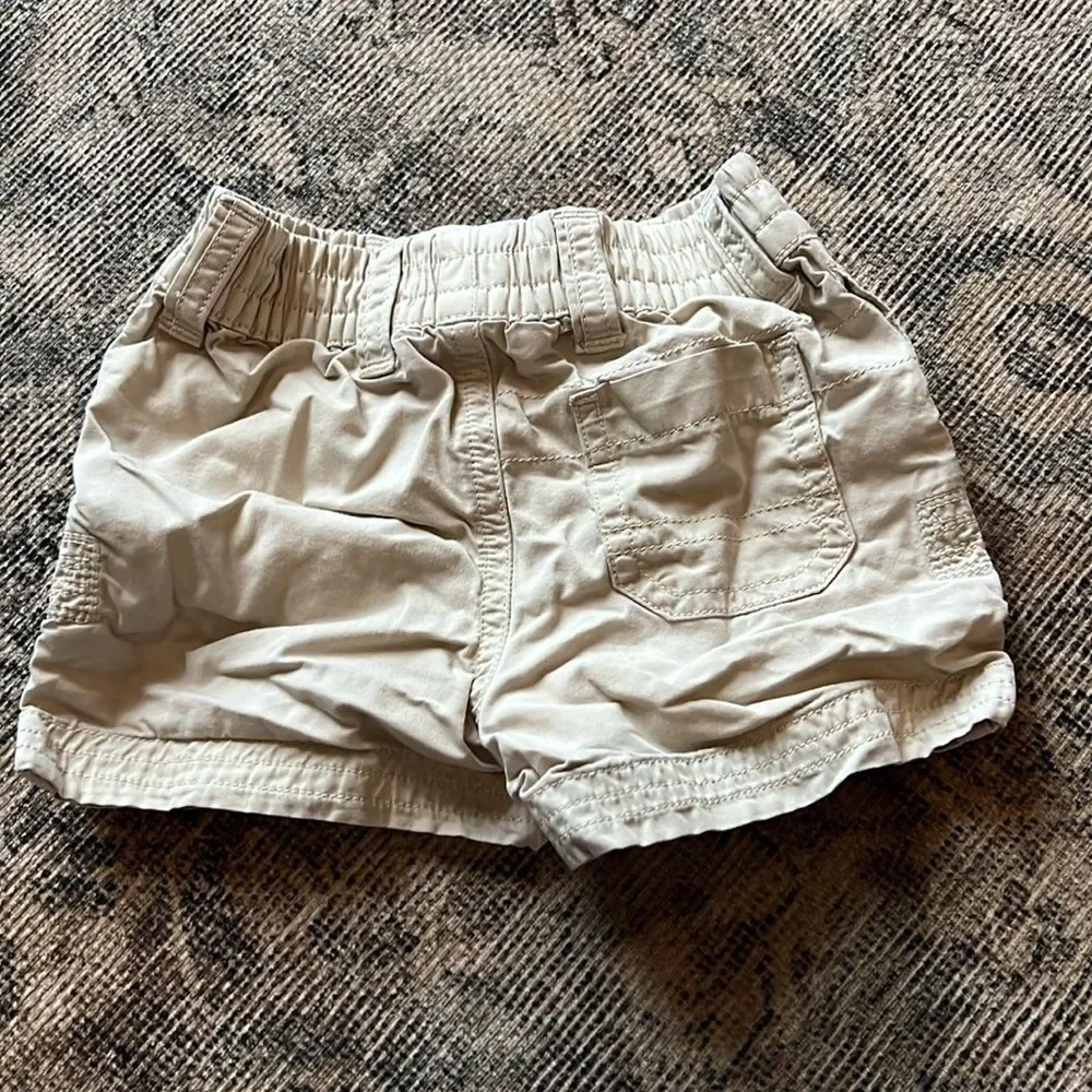 Kids Polo Ralph Lauren Beige‎ Pull On Shorts // 3mo